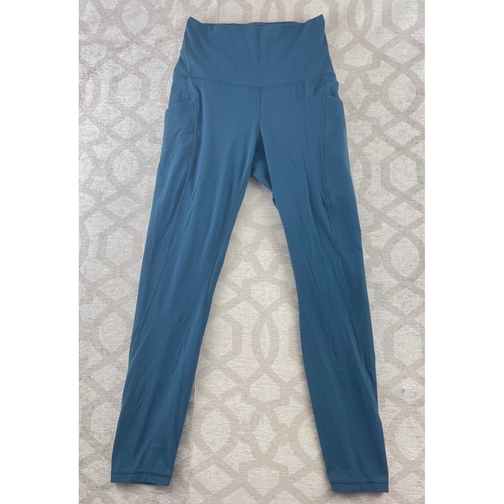 Lululemon Invigorate High-Rise Tight Everlux Teal Blue Leggings Size 4